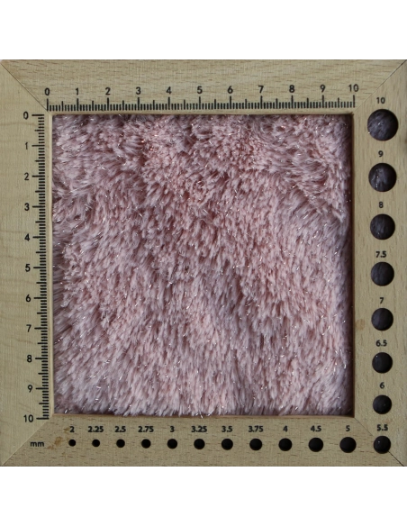 copy of Meora - fausse fourrure / moumoute sherpa lurex taupe