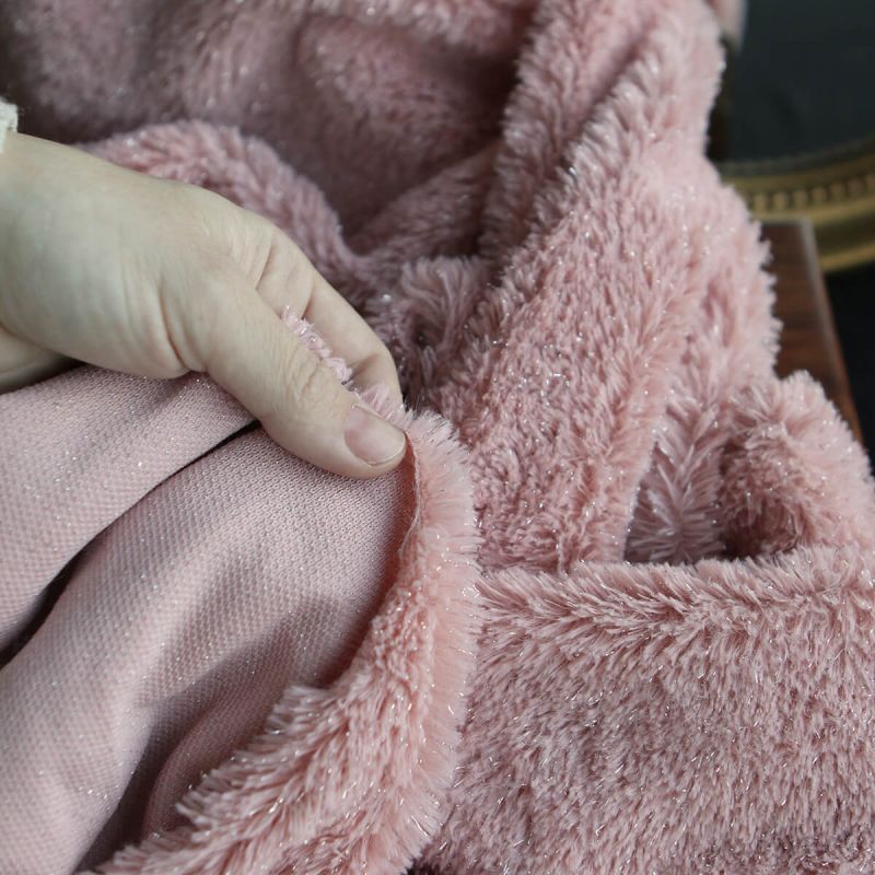 copy of Meora - fausse fourrure / moumoute sherpa lurex taupe