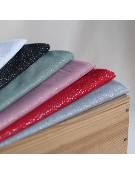 Tulle souple gris / argenté