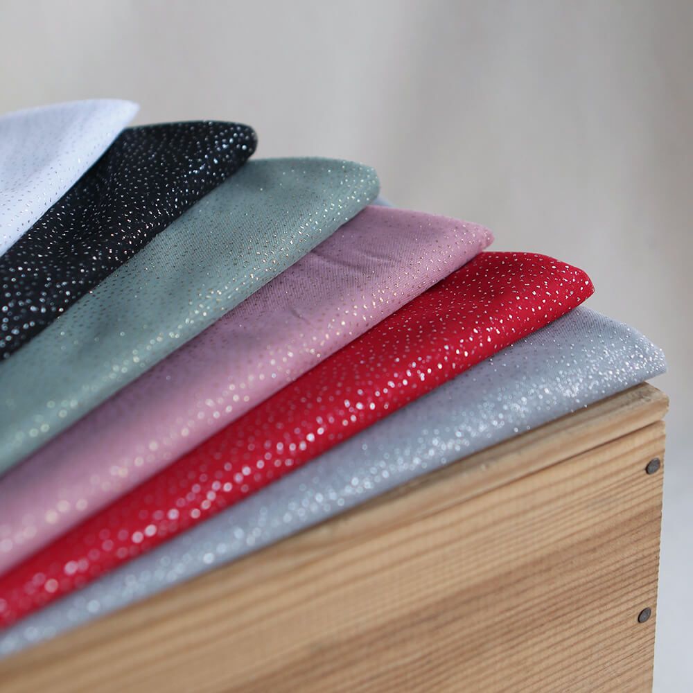 Tulle souple gris / argenté