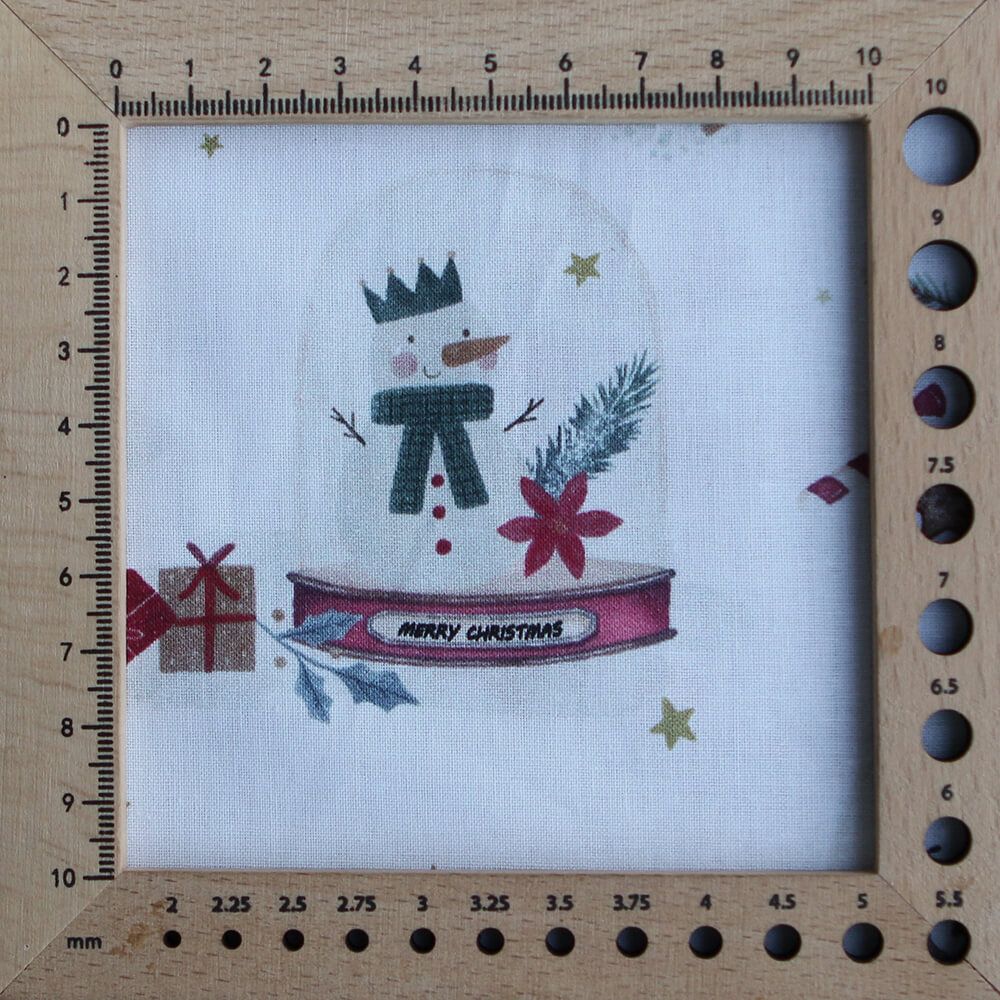 Joulua - Popeline de coton fine motif de noël