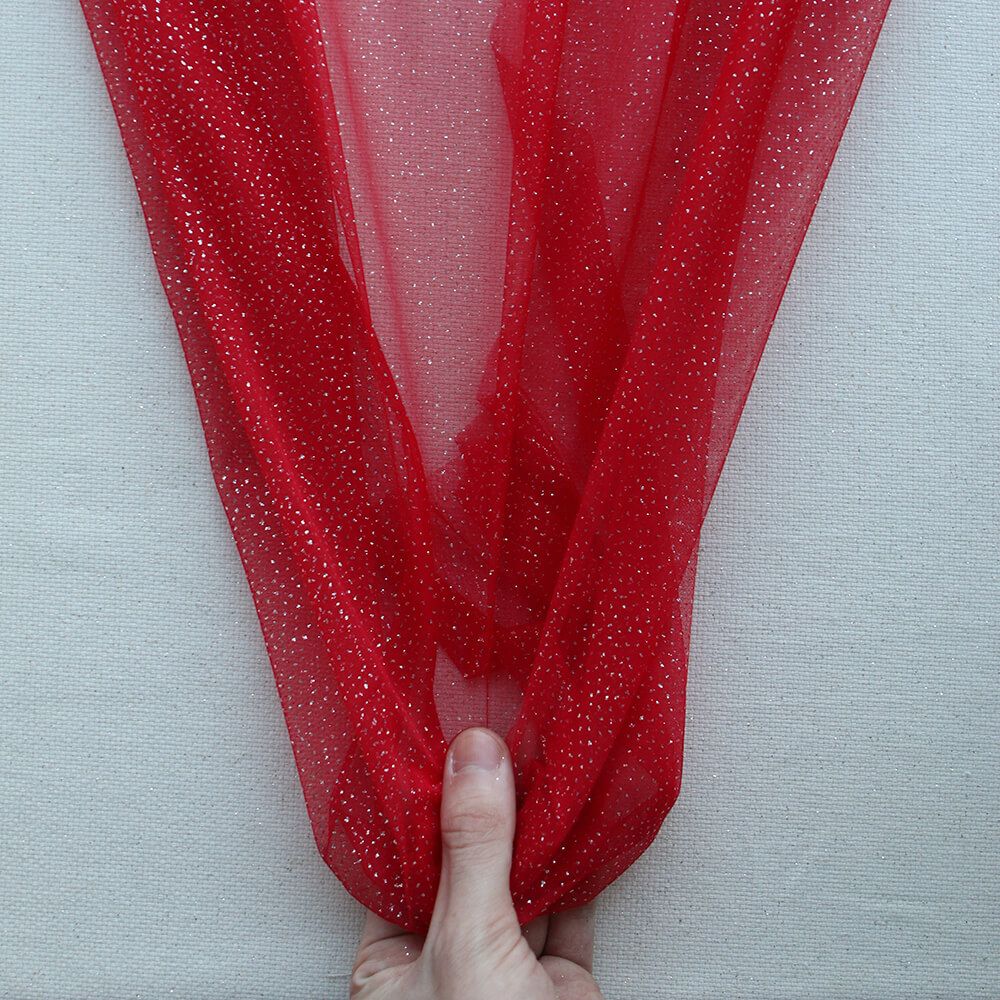 copy of Tulle souple noir / argenté