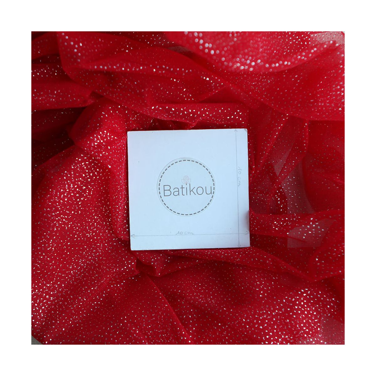 copy of Tulle souple noir / argenté