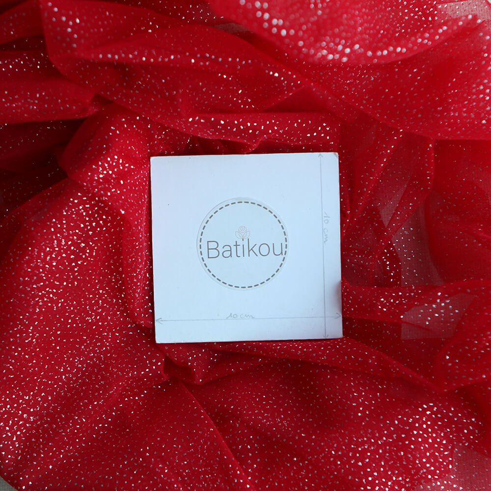 copy of Tulle souple noir / argenté