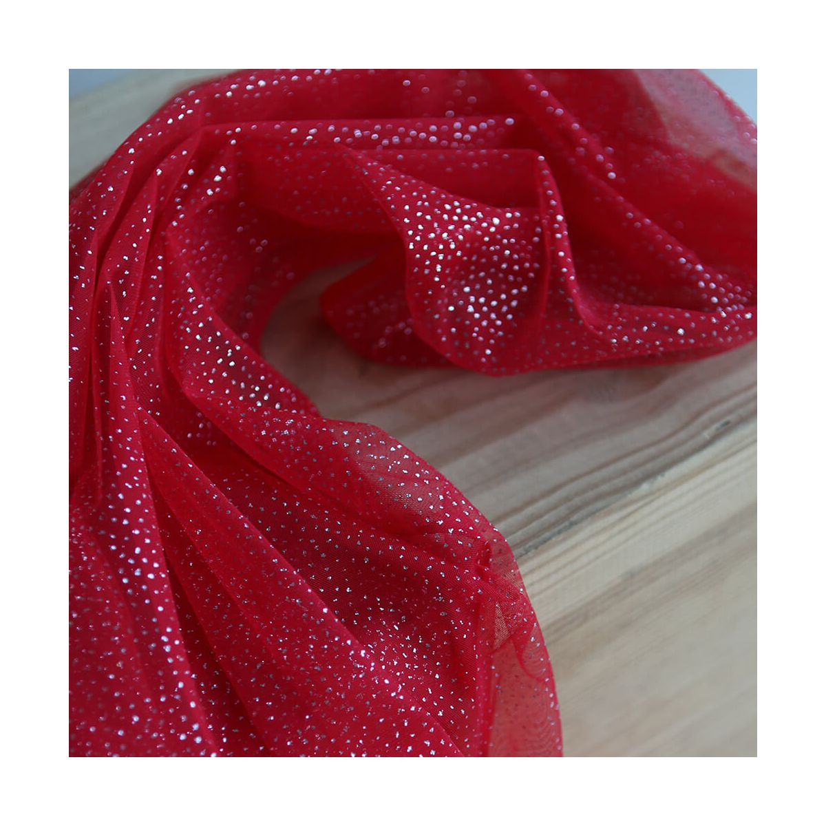 copy of Tulle souple noir / argenté