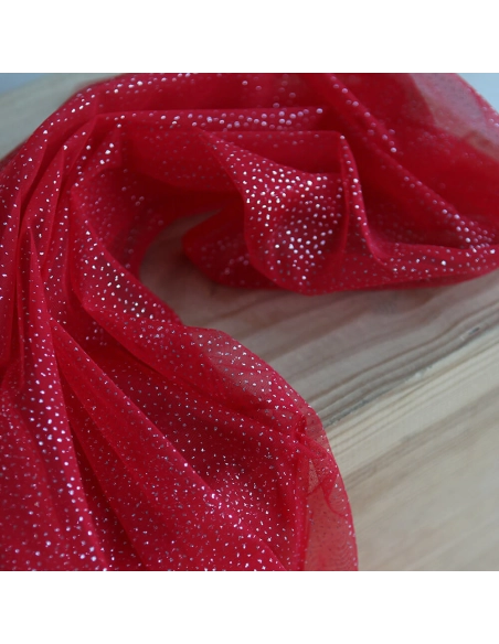 copy of Tulle souple noir / argenté