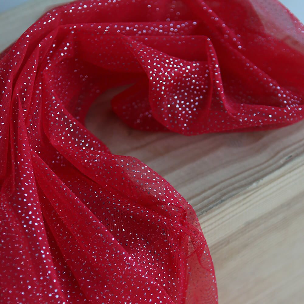 copy of Tulle souple noir / argenté