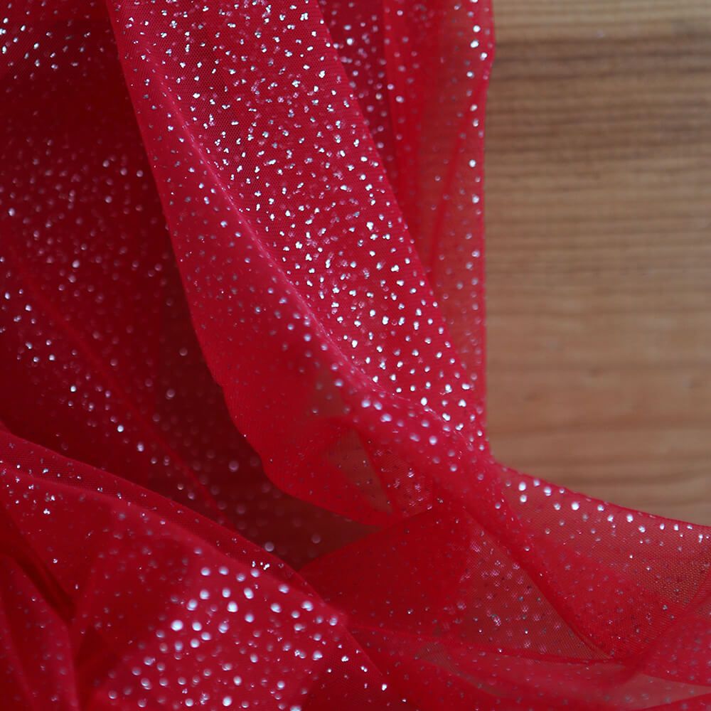 copy of Tulle souple noir / argenté