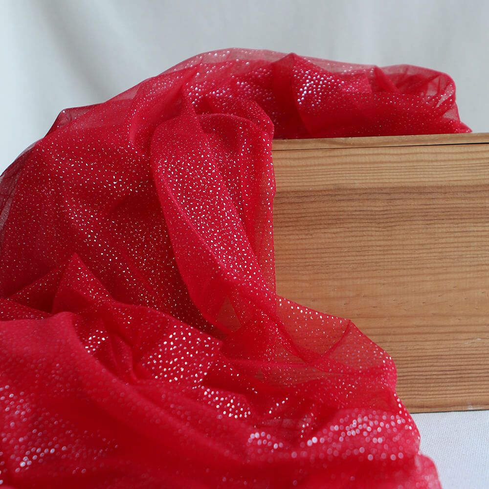 copy of Tulle souple noir / argenté