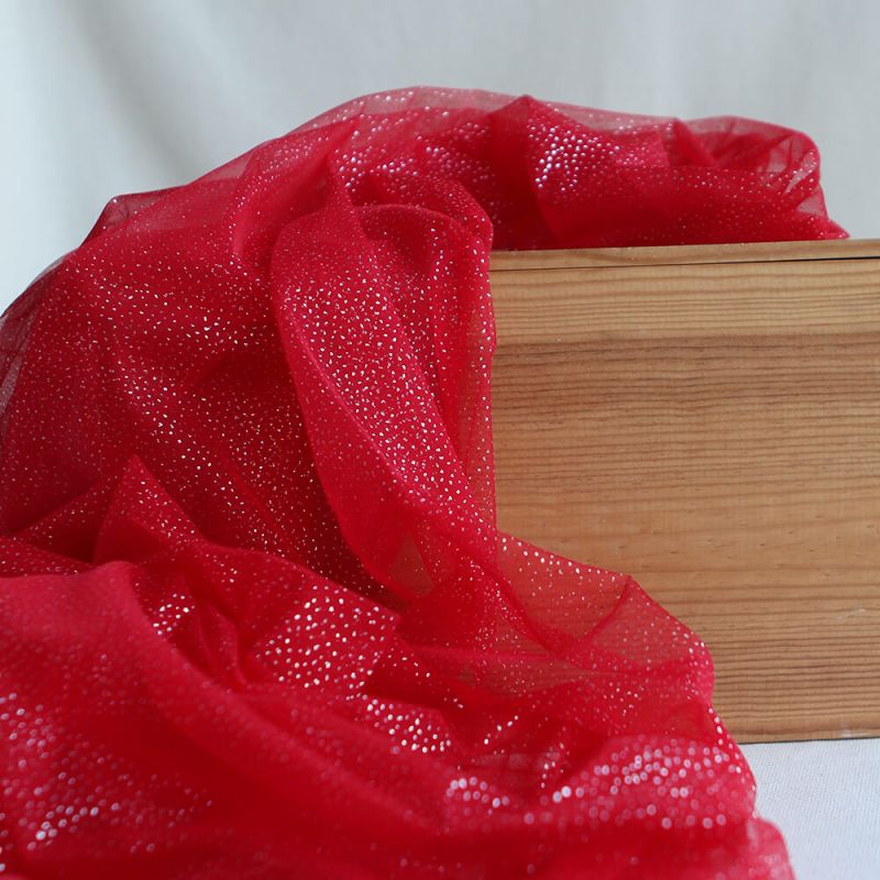 copy of Tulle souple noir / argenté