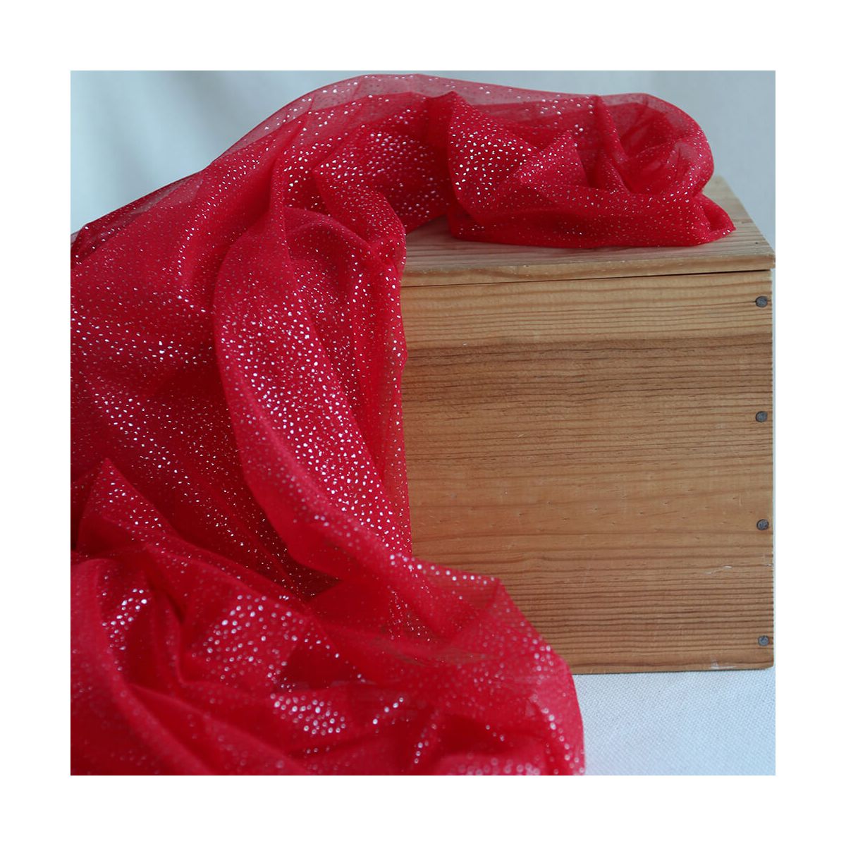 copy of Tulle souple noir / argenté