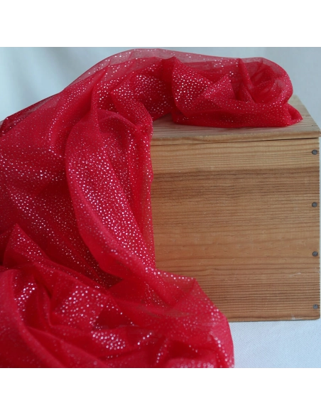 copy of Tulle souple noir / argenté