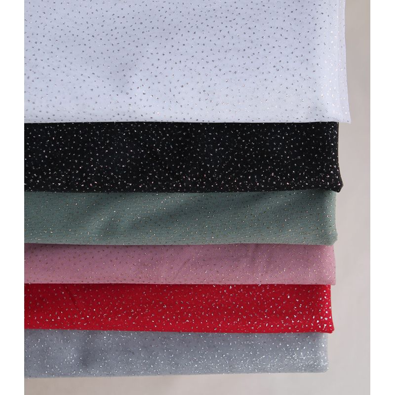 copy of Tulle souple noir / argenté