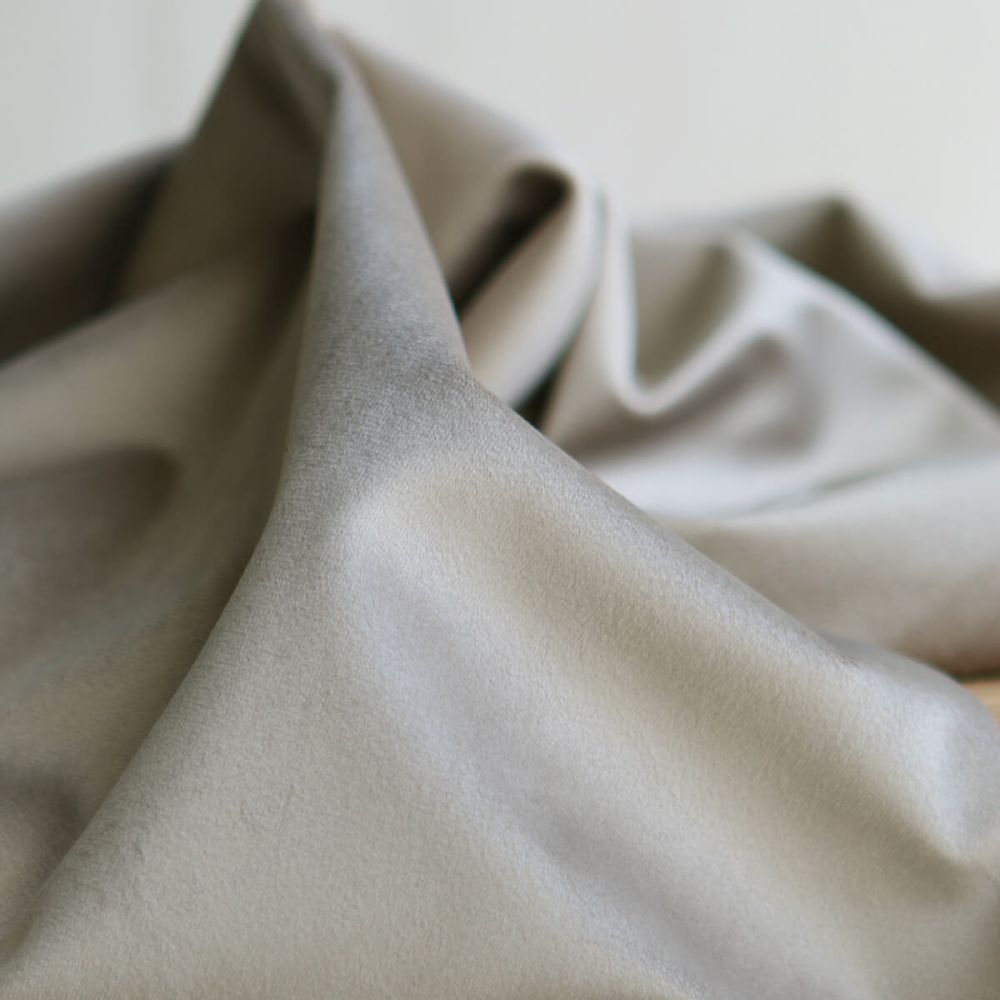 Velours ras coloris champagne