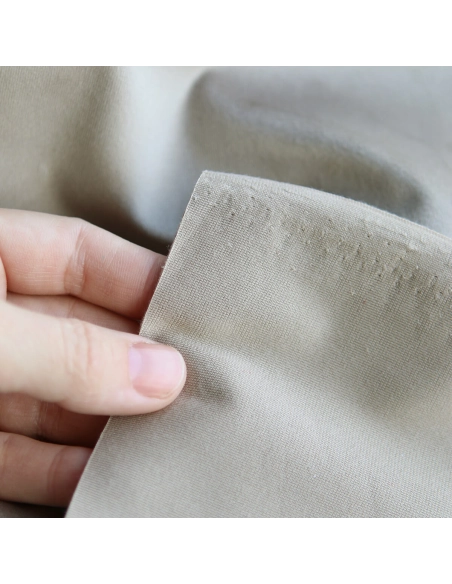 Velours ras coloris champagne