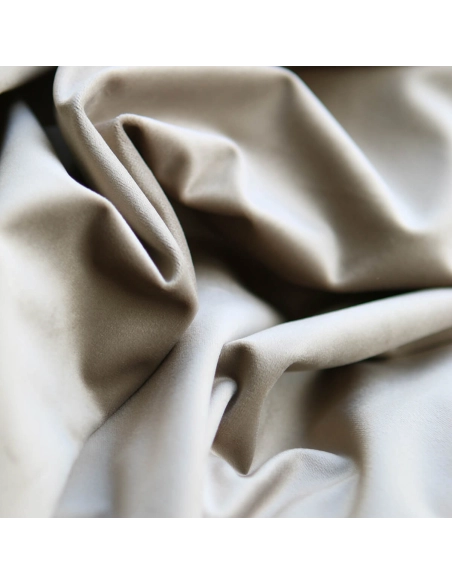 Velours ras coloris champagne