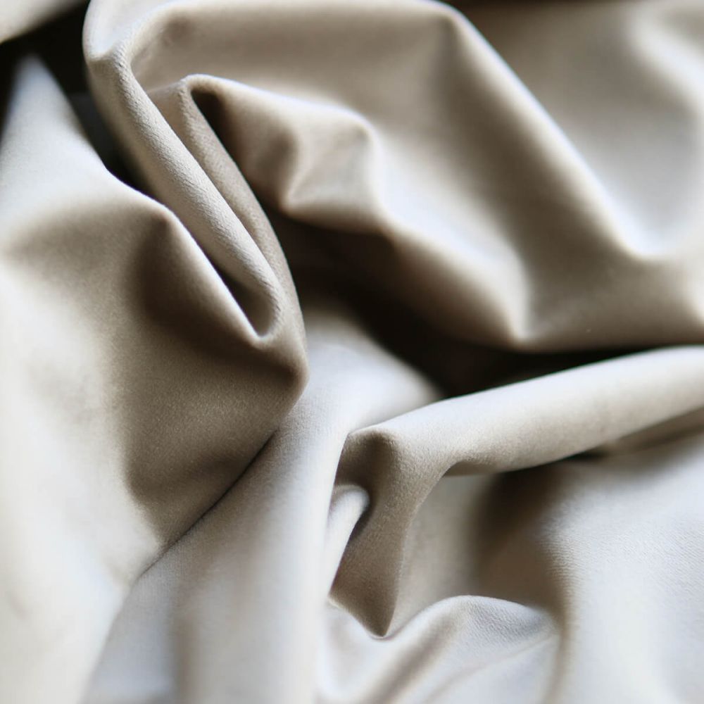 Velours ras coloris champagne