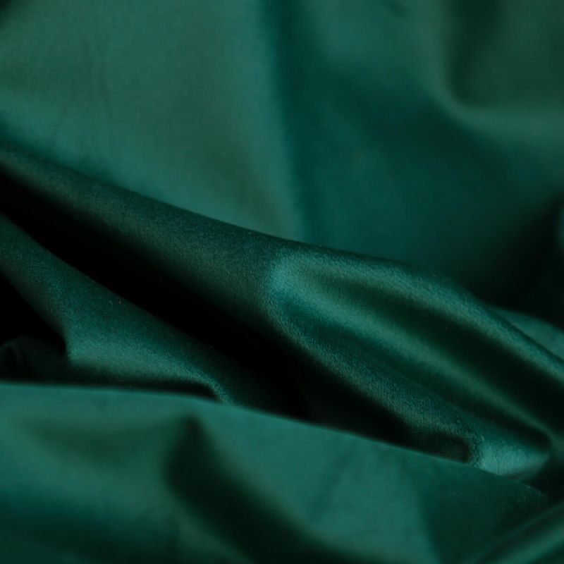 Velours ras coloris émeraude