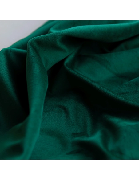 Velours ras coloris émeraude