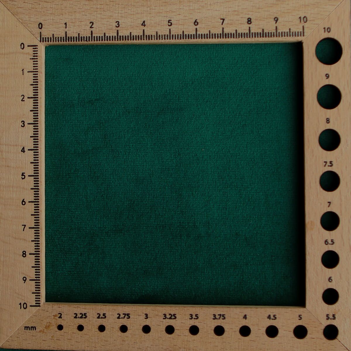 Velours ras coloris émeraude