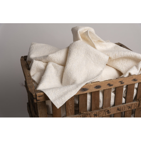 Molleton / ouate pur coton fin Fabriqué en France largeur 125cm PSR Quilt France - 2