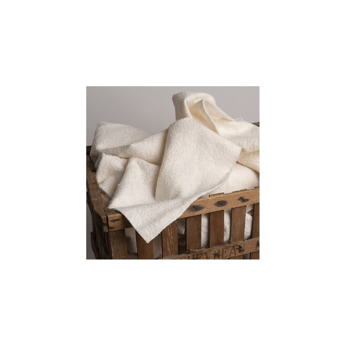 Molleton / ouate pur coton fin Fabriqué en France largeur 125cm PSR Quilt France - 1