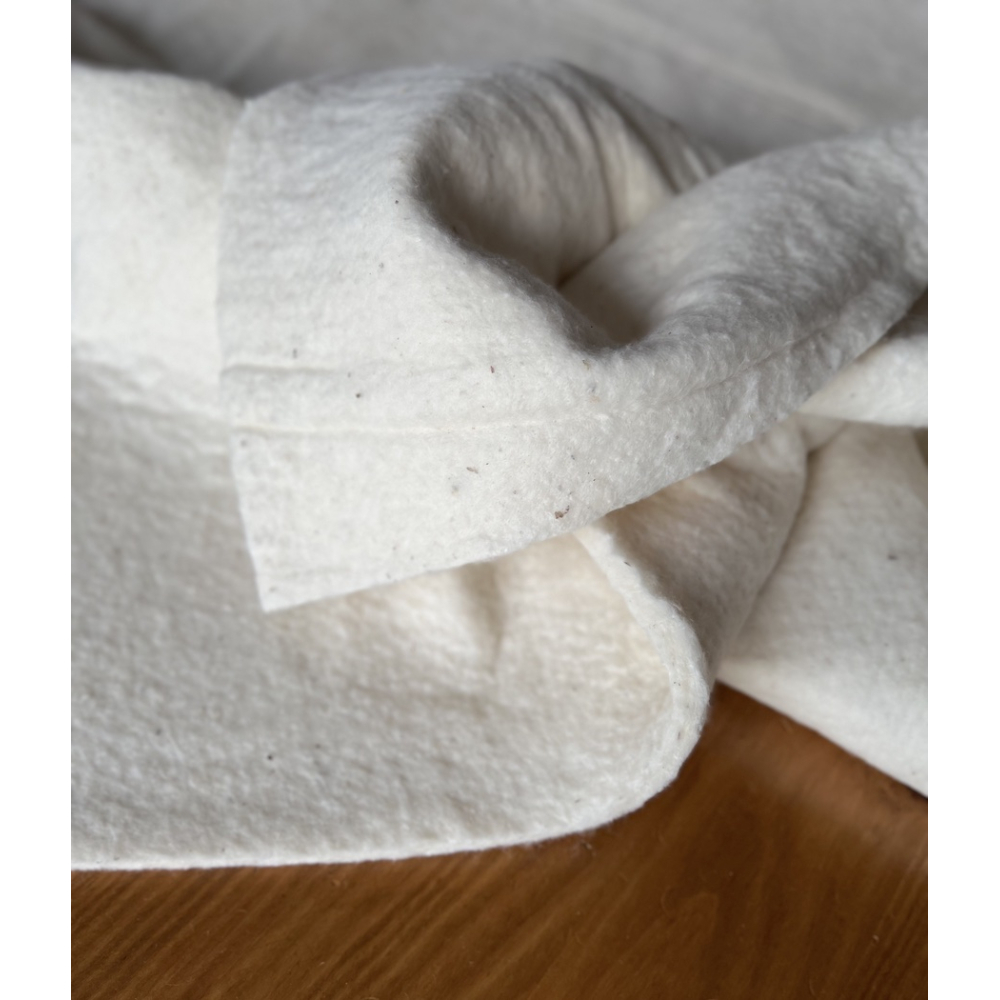 Molleton / ouate pur coton moyen Largeur 150cm PSR Quilt France - 4