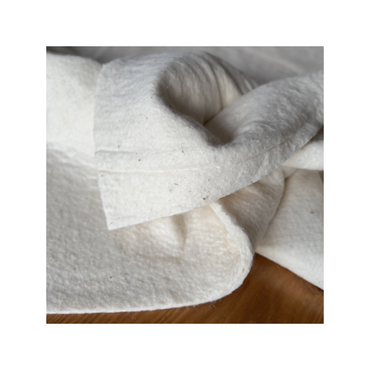 Molleton / ouate pur coton moyen Largeur 150cm PSR Quilt France - 1