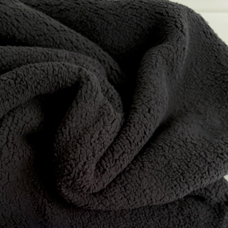 Teddy / moumoute bouclé coloris noir