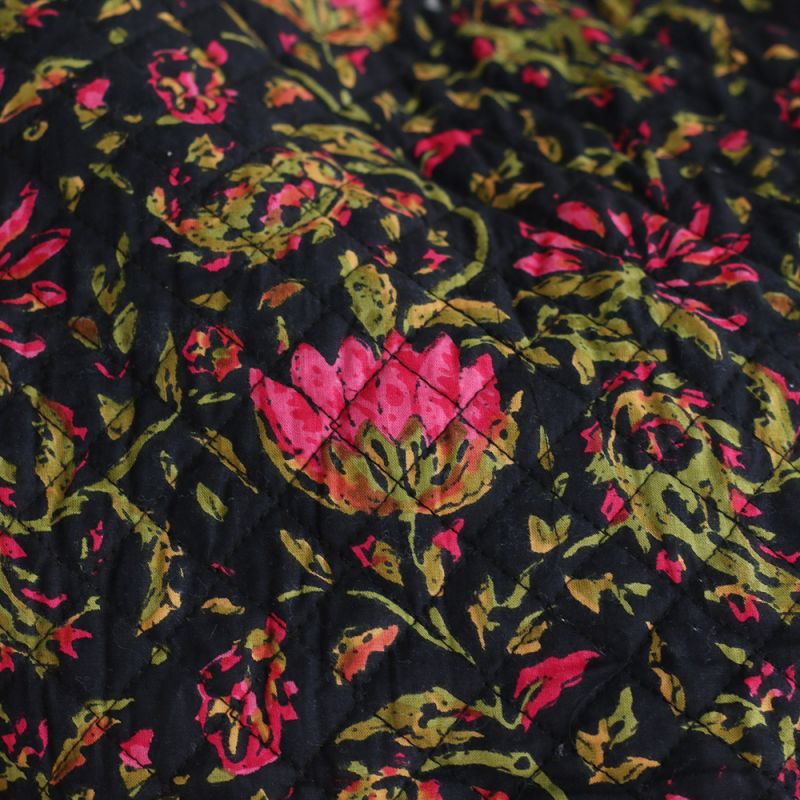 copy of Tissu indien matelassé double face coton hand block largeur 100cm