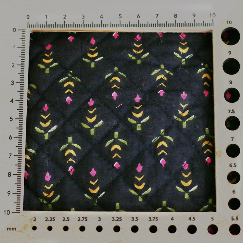 copy of Tissu indien matelassé double face coton hand block largeur 100cm