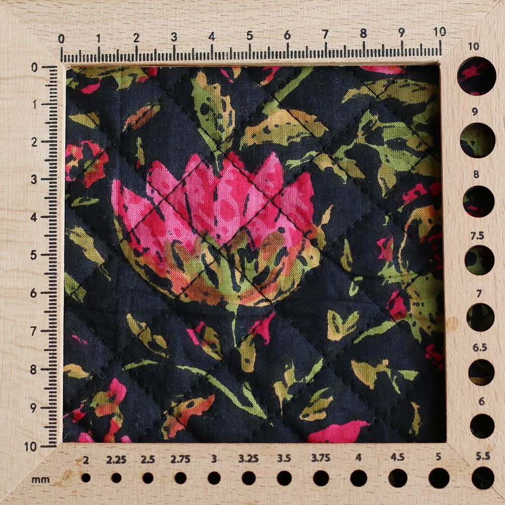 copy of Tissu indien matelassé double face coton hand block largeur 100cm