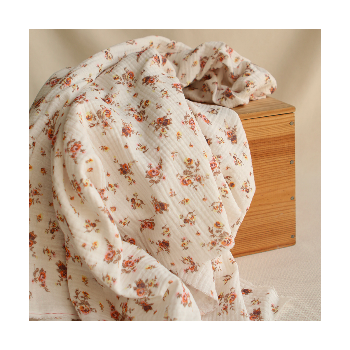 Nina - Double gaze de coton BIO motif exclusif