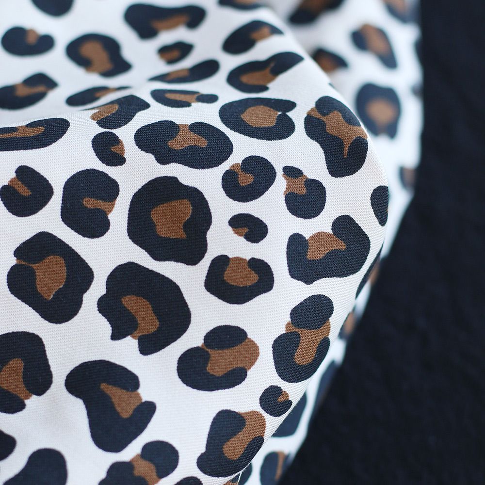 Lea - Viscose écru imprimé exclusif Graou