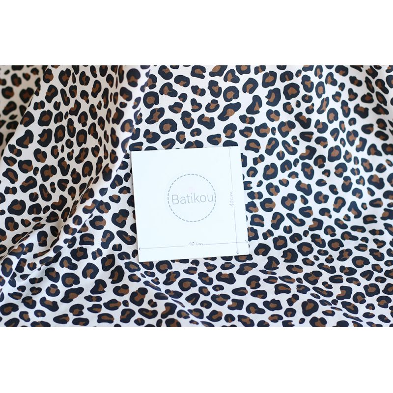 Lea - Viscose écru imprimé exclusif Graou