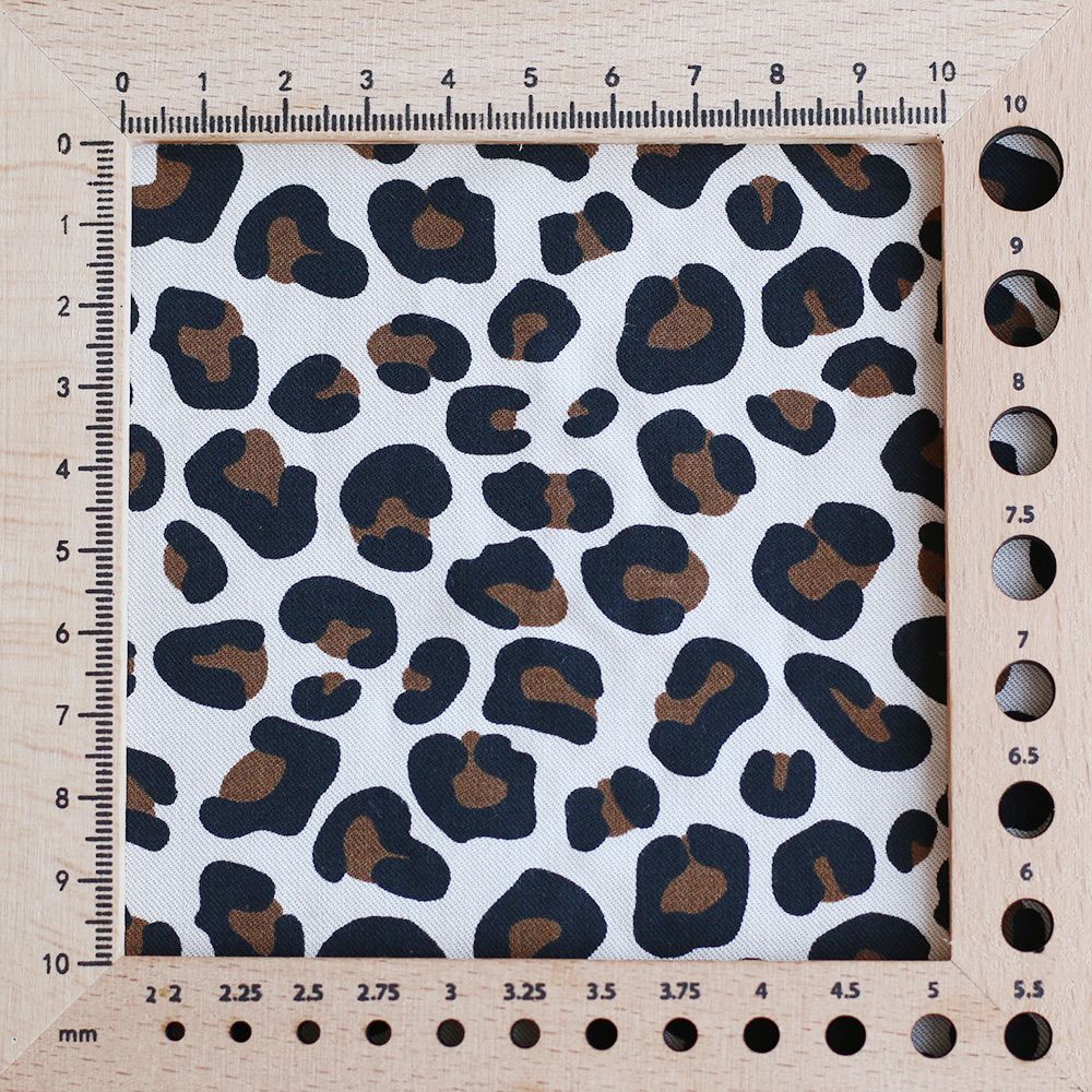 Lea - Viscose écru imprimé exclusif Graou