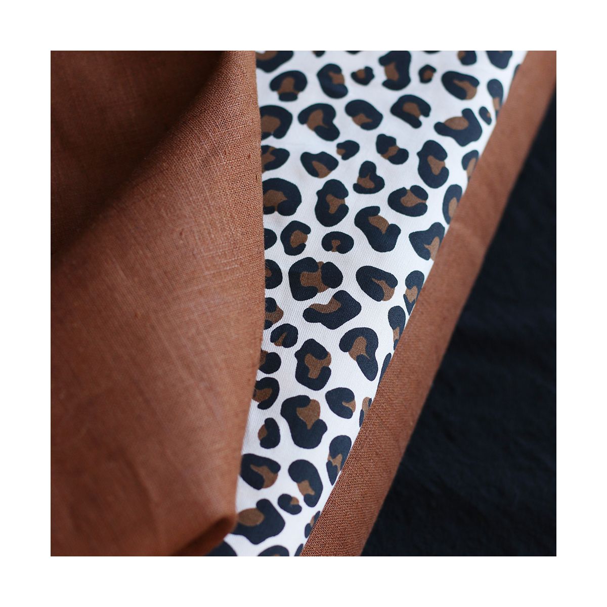 Lea - Viscose écru imprimé exclusif Graou