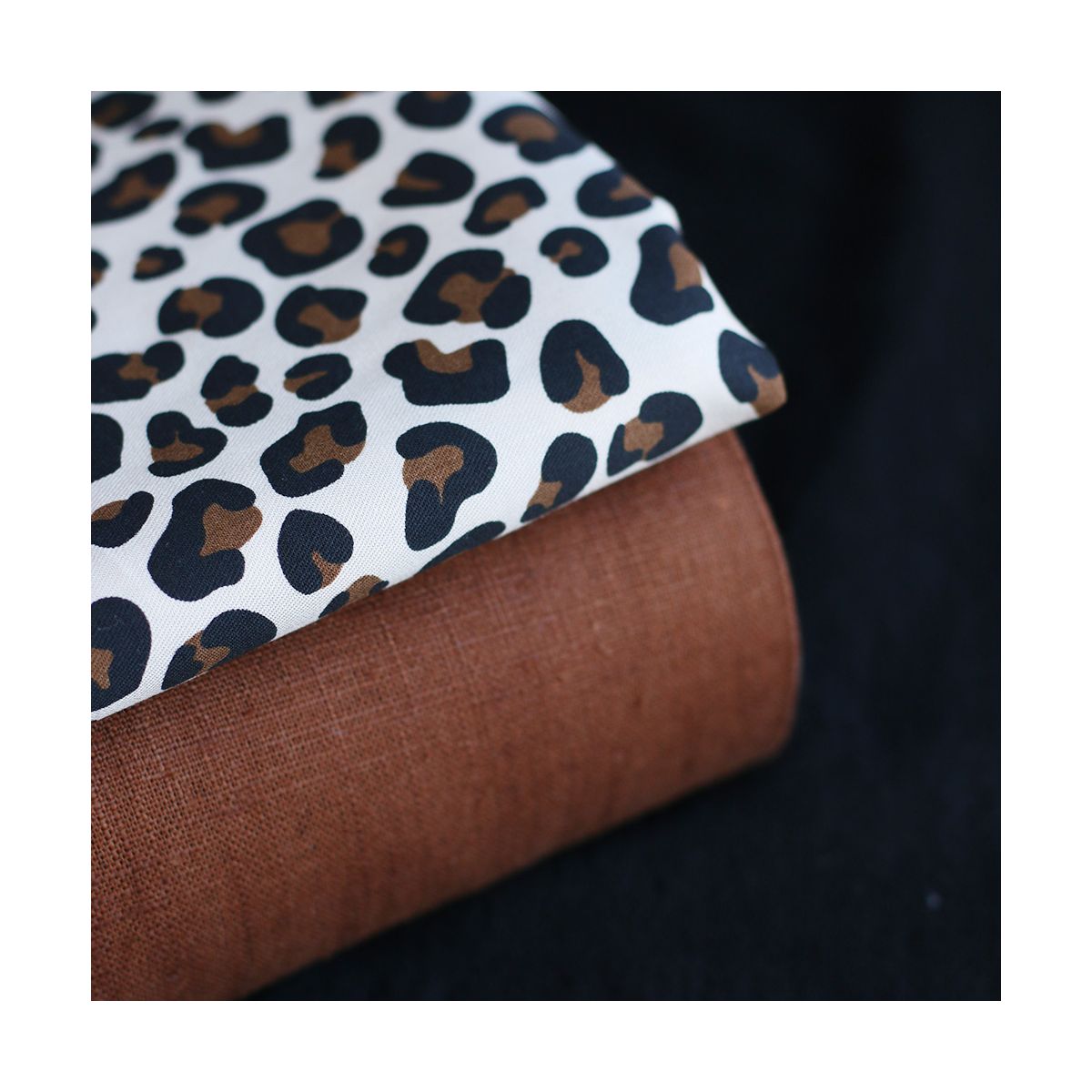 Lea - Viscose écru imprimé exclusif Graou