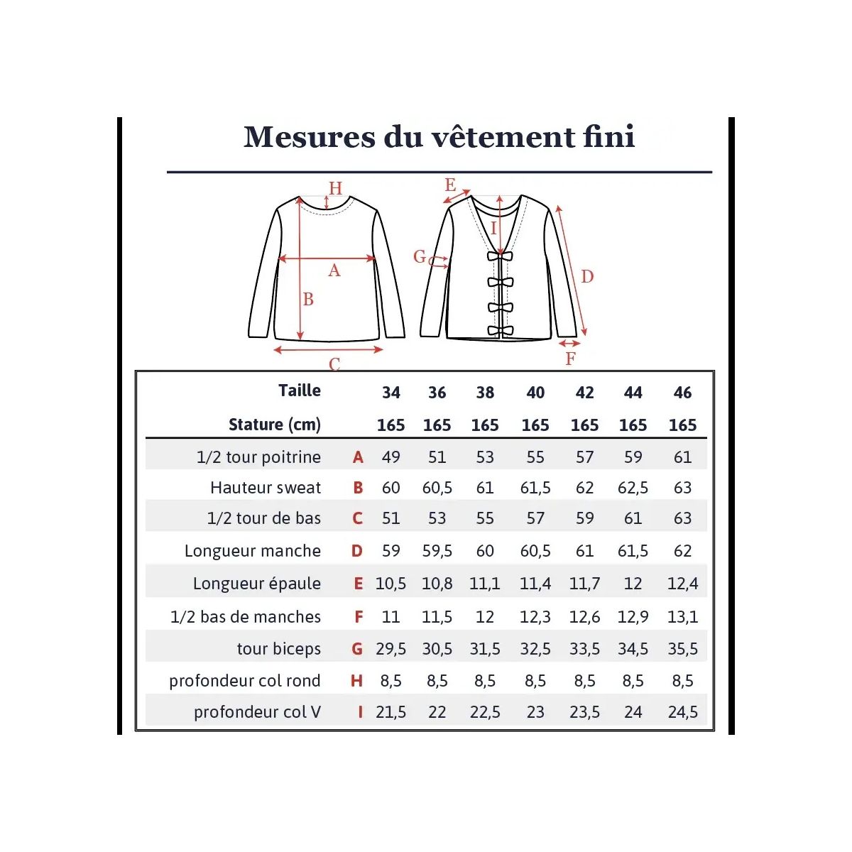 Pochette patron Ikatee MASHA mum 34-46