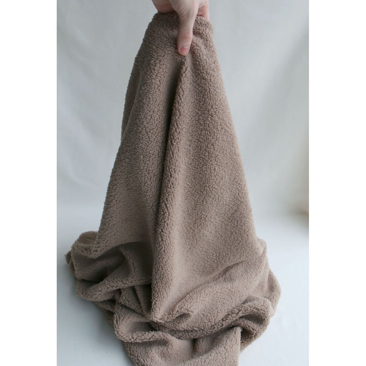 Teddy / moumoute bouclé coloris taupe