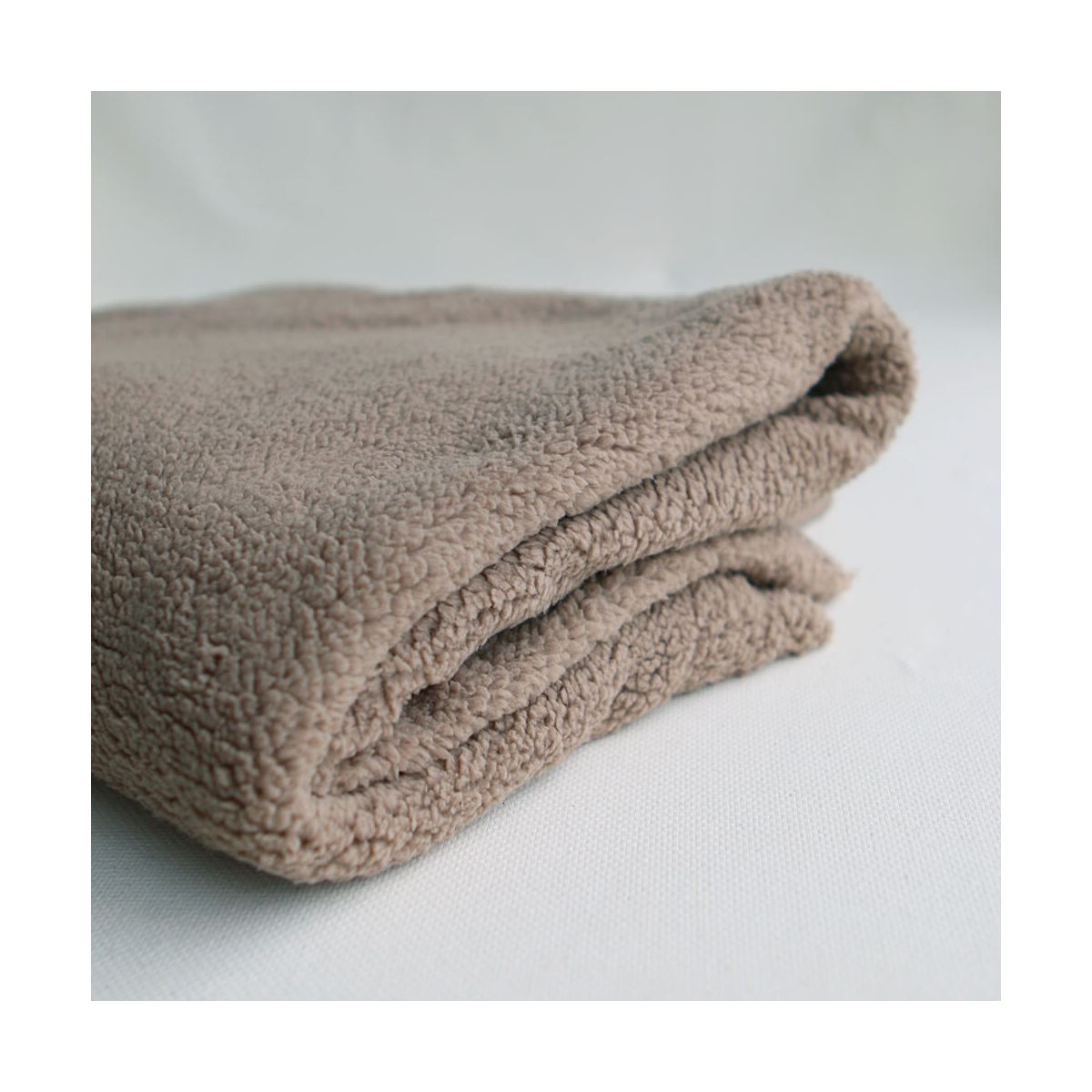 Teddy / moumoute bouclé coloris taupe