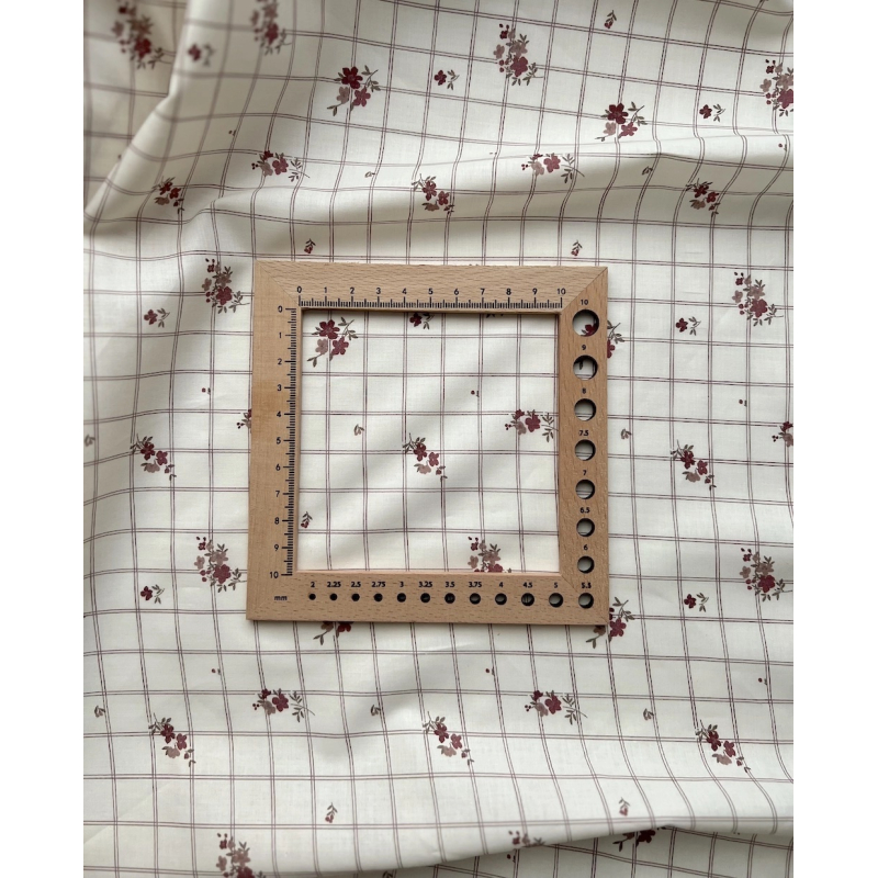 Laure - Batiste de coton Silkyne BIO imprimé exclusif Tissus issus de l'agriculture biologique  - 4