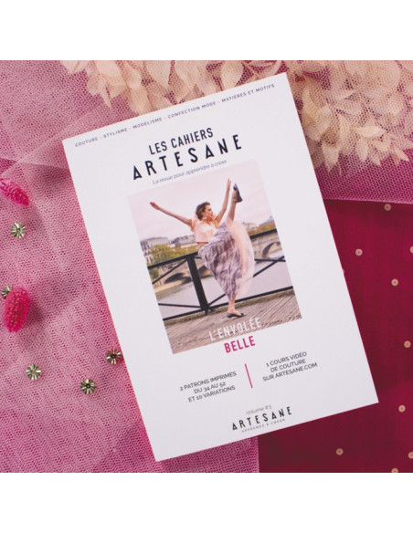Les cahiers Artesane n°3 l'envolée belle patron et cours couture