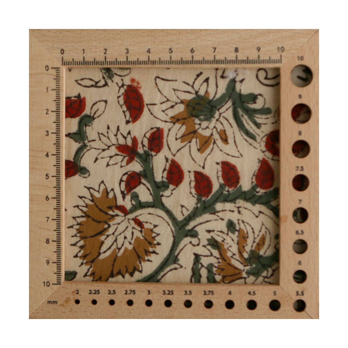 Nisha - Tissu indien coton hand block traditionnel