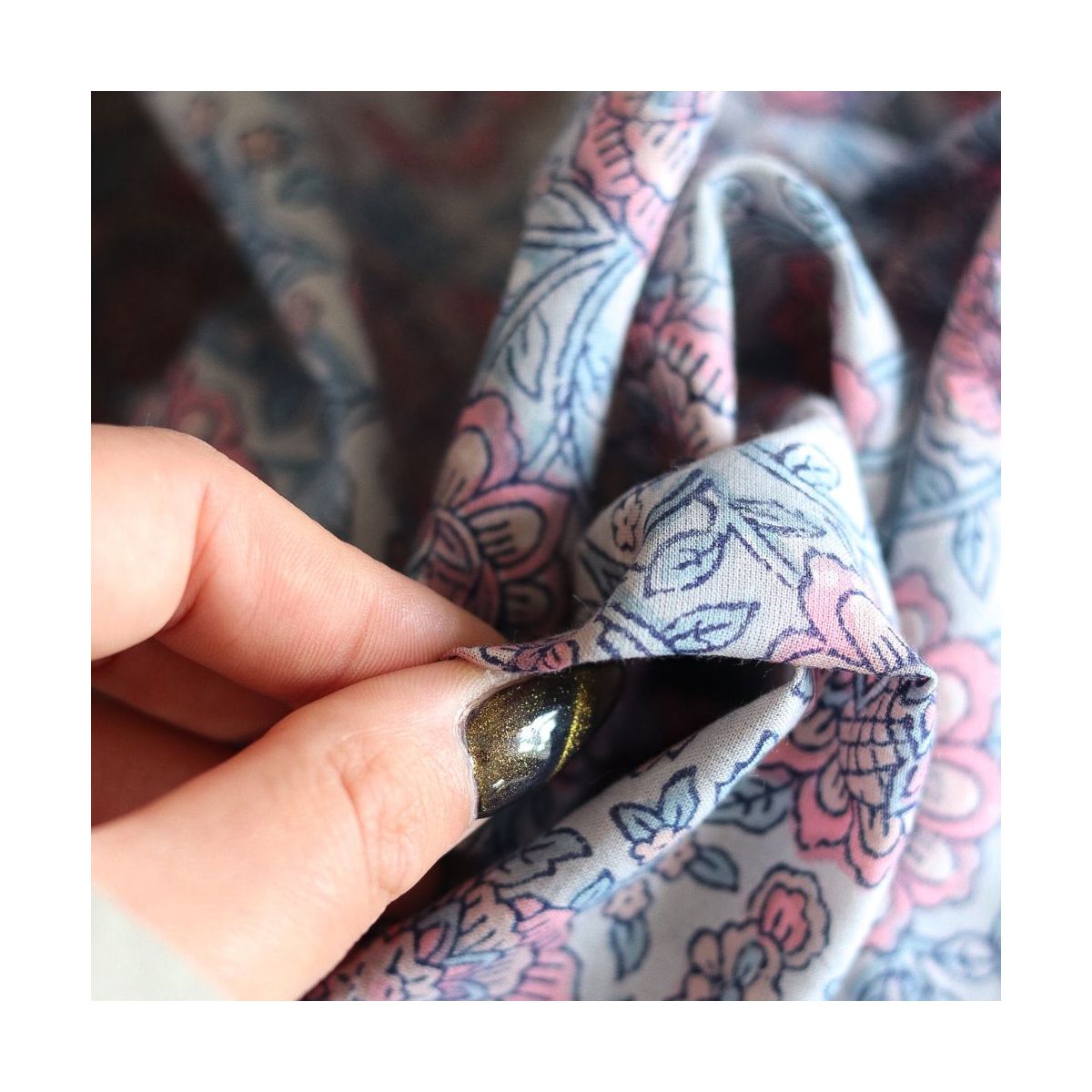 copy of Amayra B - Tissu indien coton hand block traditionnel