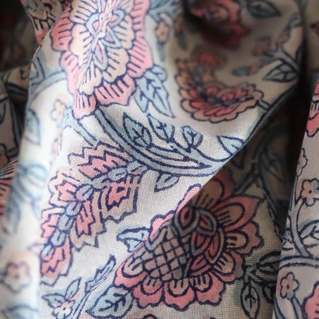 copy of Amayra B - Tissu indien coton hand block traditionnel