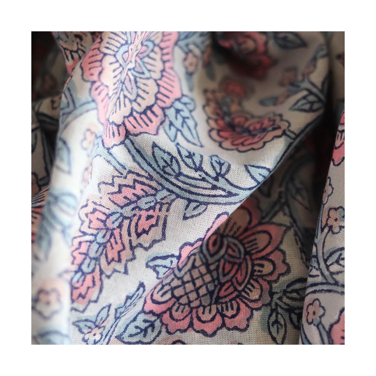 copy of Amayra B - Tissu indien coton hand block traditionnel