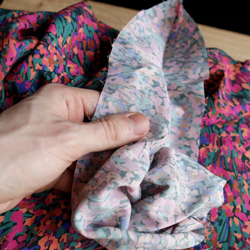 Aline - Viscose Ecovero Nerida Hansen imprimé abstrait coloré