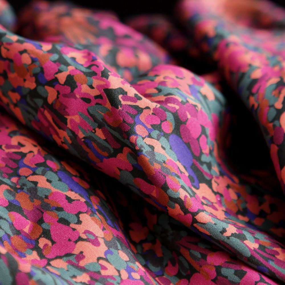 Aline - Viscose Ecovero Nerida Hansen imprimé abstrait coloré