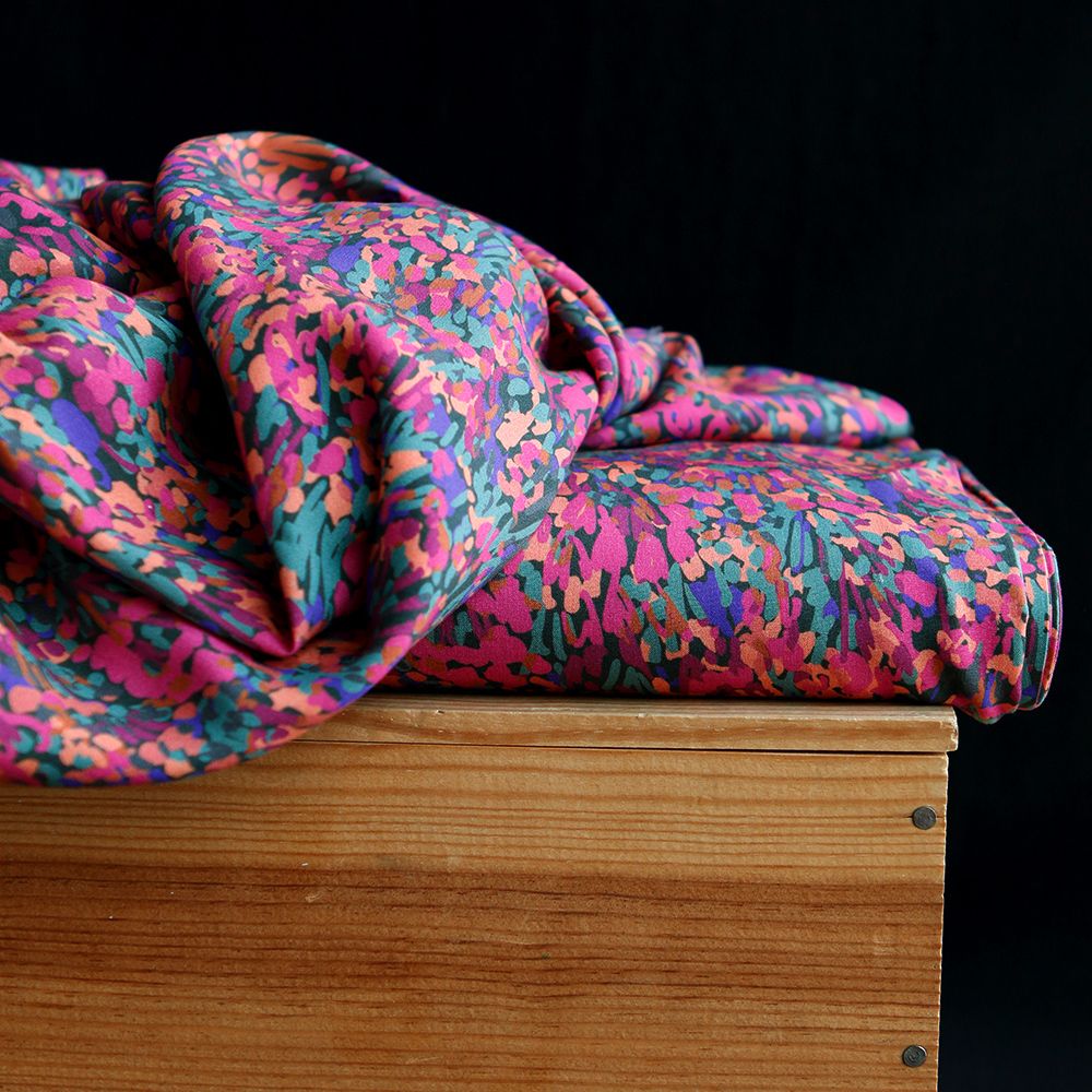 Aline - Viscose Ecovero Nerida Hansen imprimé abstrait coloré